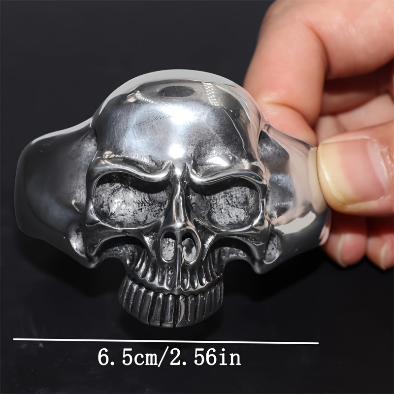 Men's Retro Gothic Large Skull Bracelet